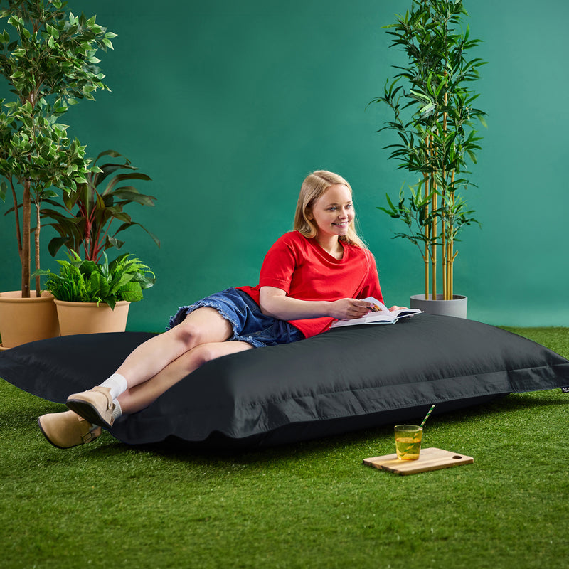 Bazaar Bag® Indoor-Outdoor Giant Bean Bag - Black