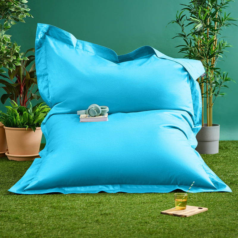 Bazaar Bag® Indoor-Outdoor Giant Bean Bag - Aqua