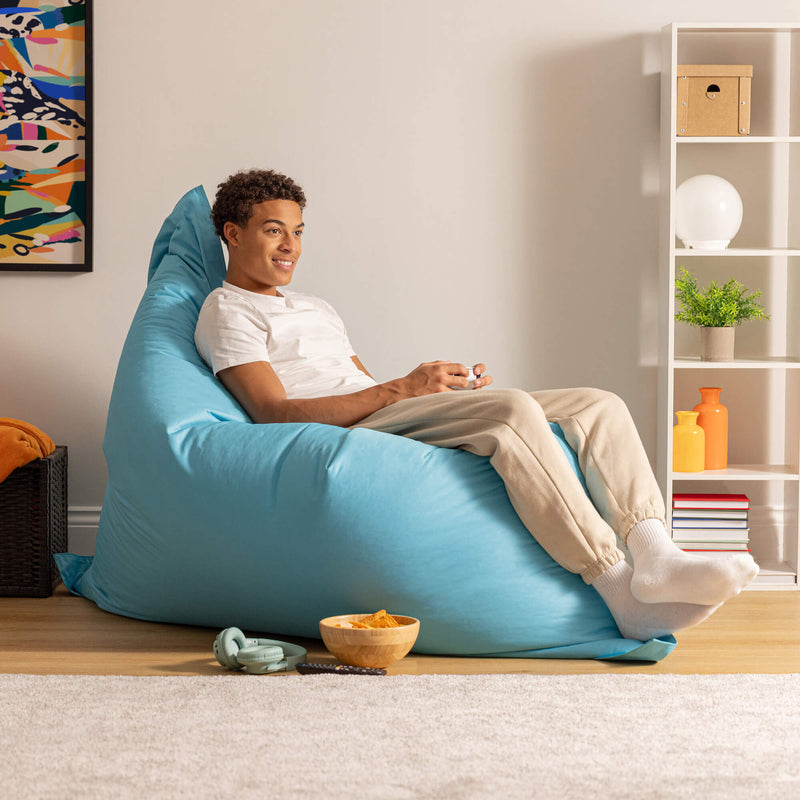 Bazaar Bag® Indoor-Outdoor Giant Bean Bag - Aqua