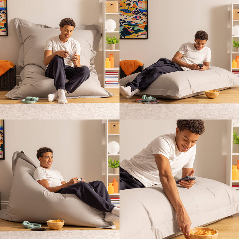 Bazaar Bag® Indoor-Outdoor Giant Bean Bag - Grey