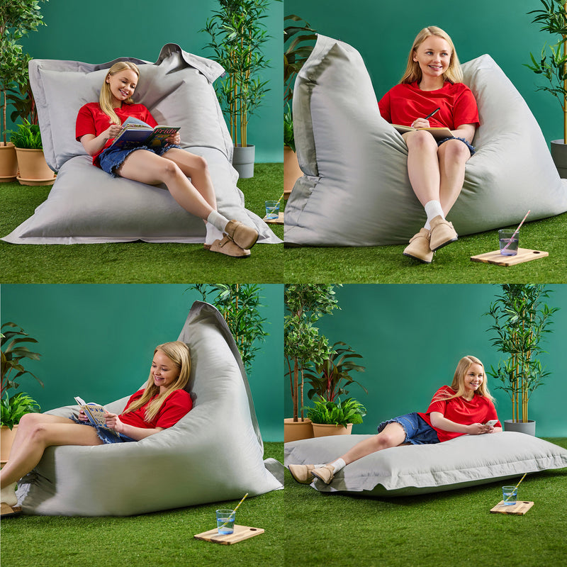 Bazaar Bag® Indoor-Outdoor Giant Bean Bag - Grey