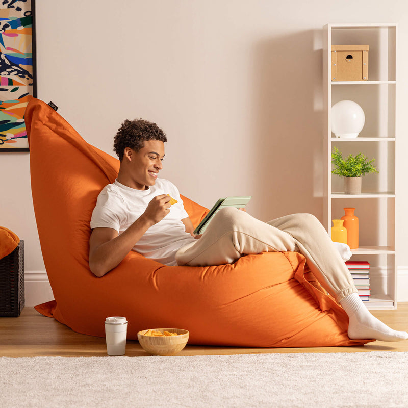 Bazaar Bag® Indoor-Outdoor Giant Bean Bag - Burnt Orange