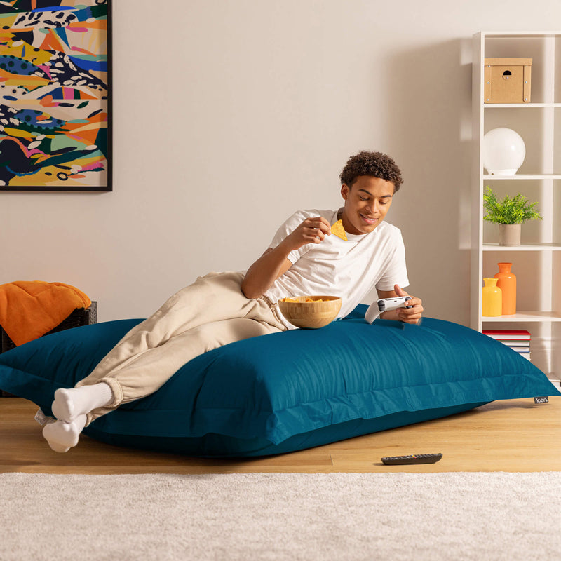 Bazaar Bag® Indoor & Outdoor Giant Floor Cushion Bean Bag - Teal