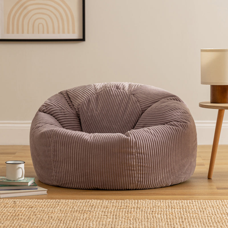 Kingston Cord Classic Bean Bag - Heather