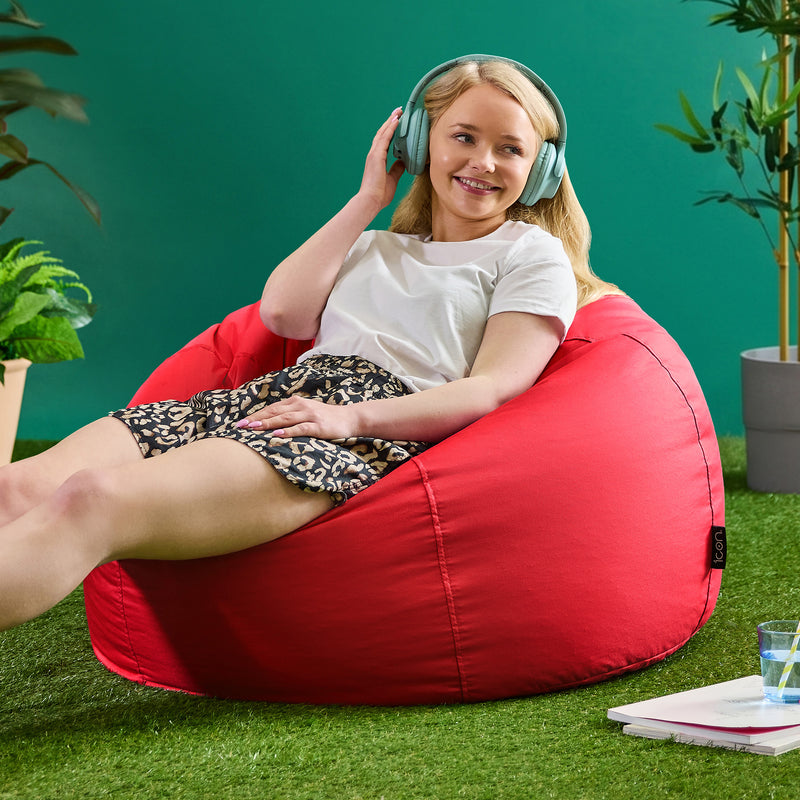 Kingston Water-Resistant Classic Bean Bag - Red