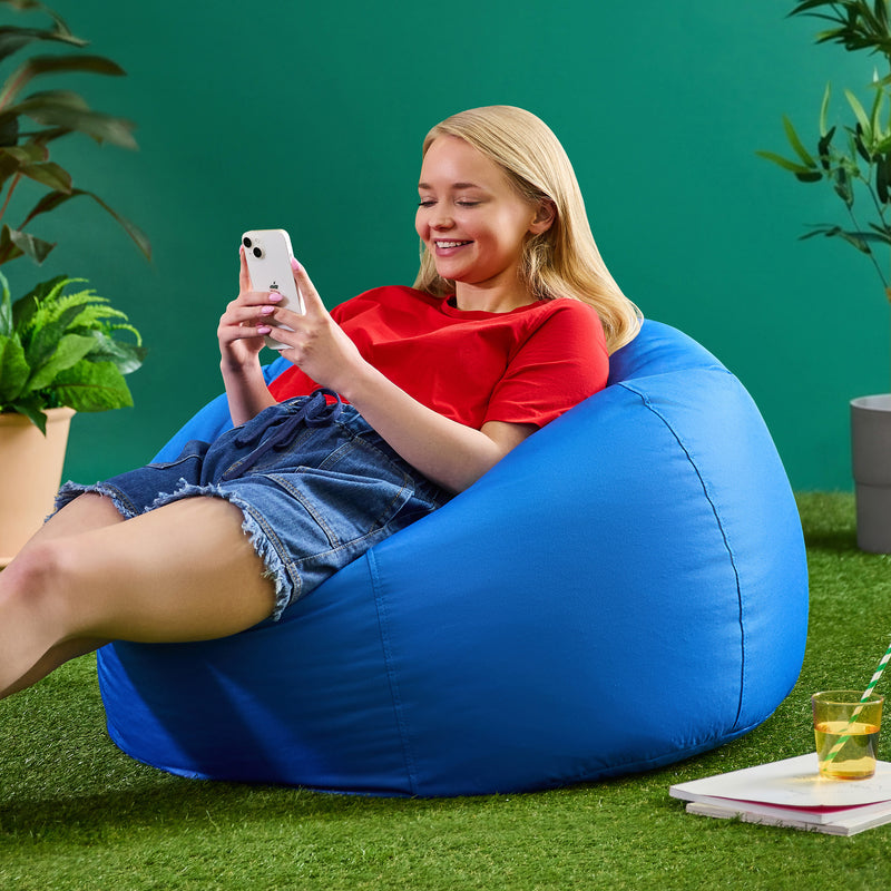 Kingston Water-Resistant Classic Bean Bag - Blue