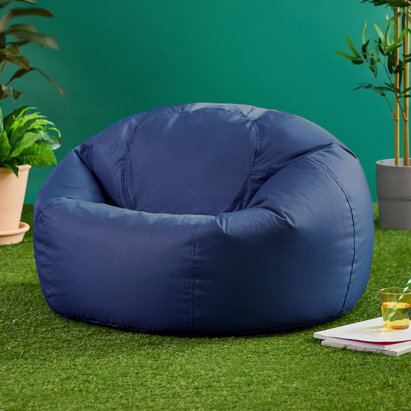 Kingston Water-Resistant Classic Bean Bag - Navy Blue