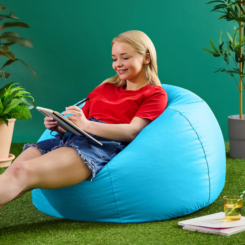 Kingston Water-Resistant Classic Bean Bag - Aqua