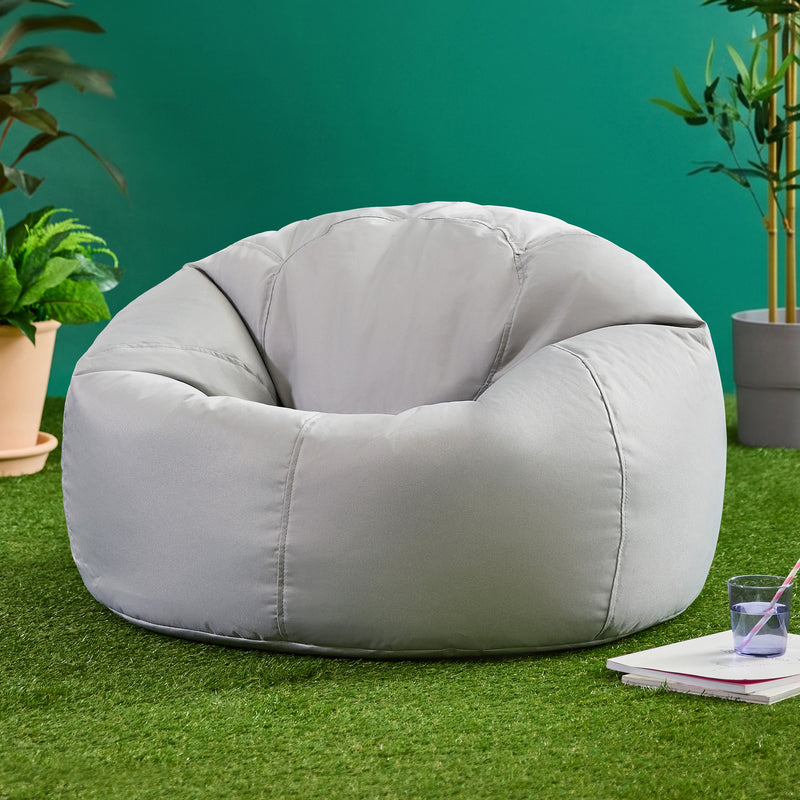 Kingston Water-Resistant Classic Bean Bag - Grey