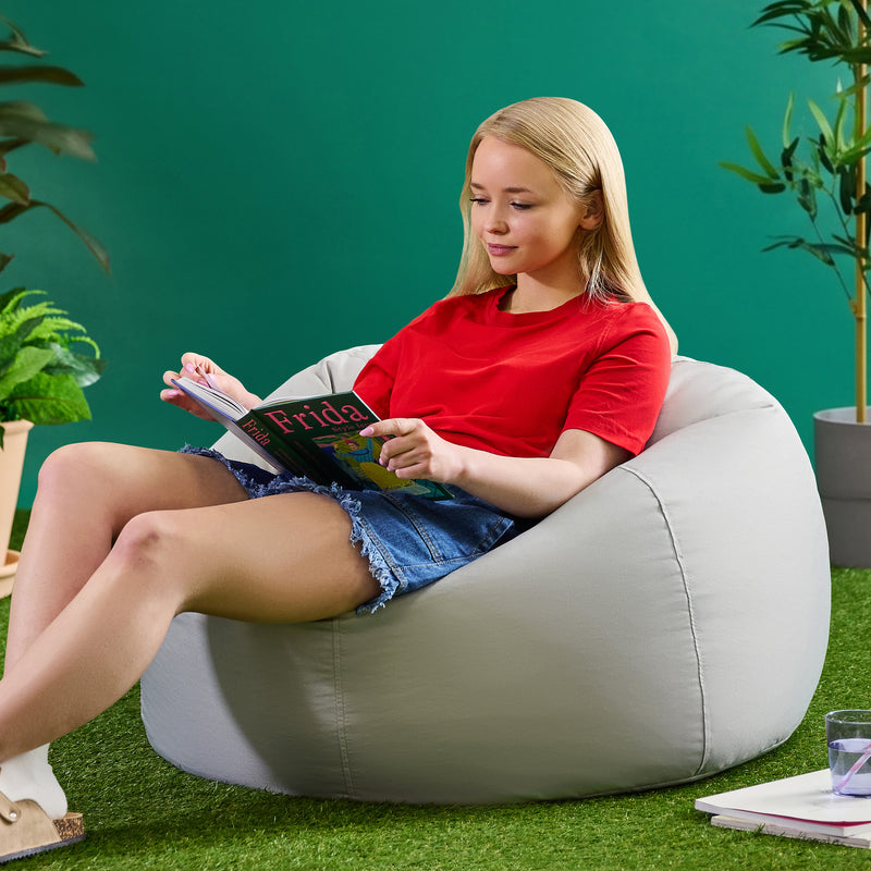 Kingston Water-Resistant Classic Bean Bag - Grey