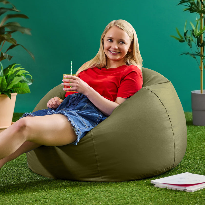 Kingston Water-Resistant Classic Bean Bag - Sage Green
