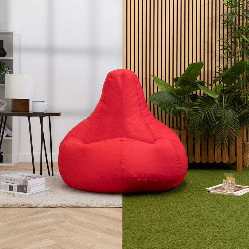 Dalton Recliner Indoor-Outdoor Gaming Bean Bag - Red