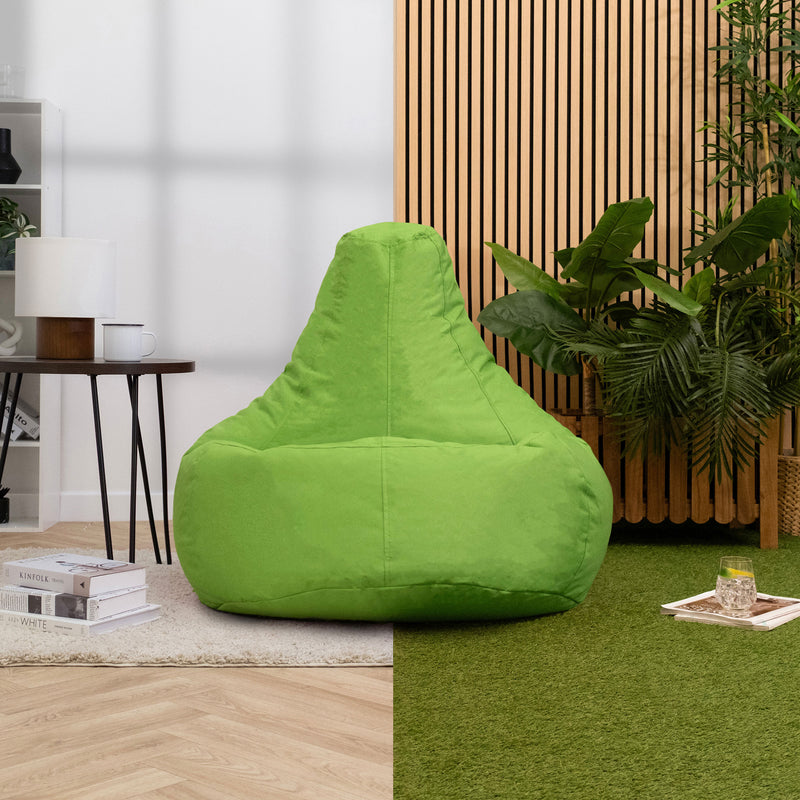 Dalton Recliner Indoor-Outdoor Gaming Bean Bag - Lime Green