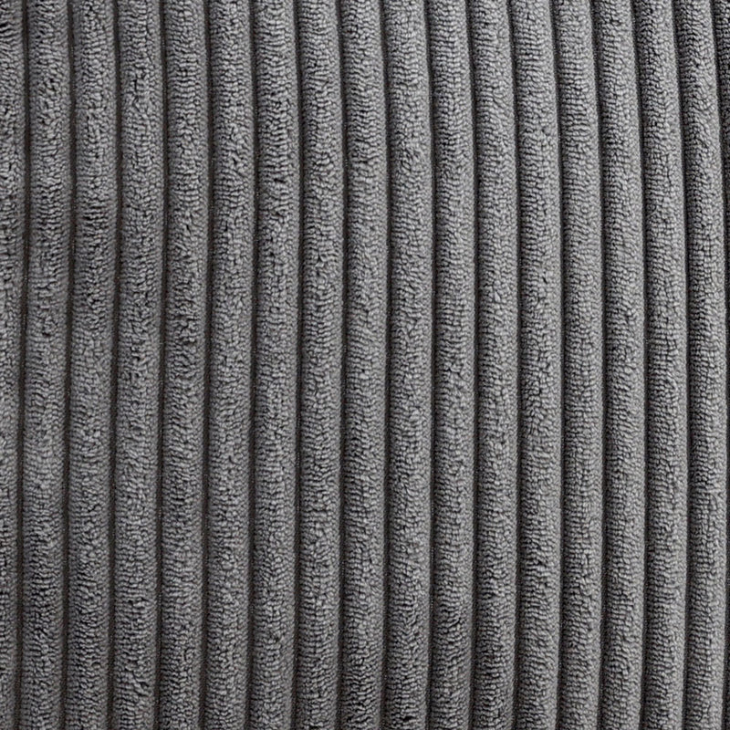 Kingston Cord Classic Bean Bag - Charcoal Grey