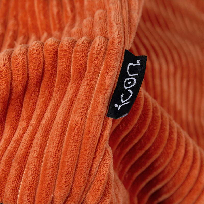 Kingston Cord Classic Bean Bag - Terracotta