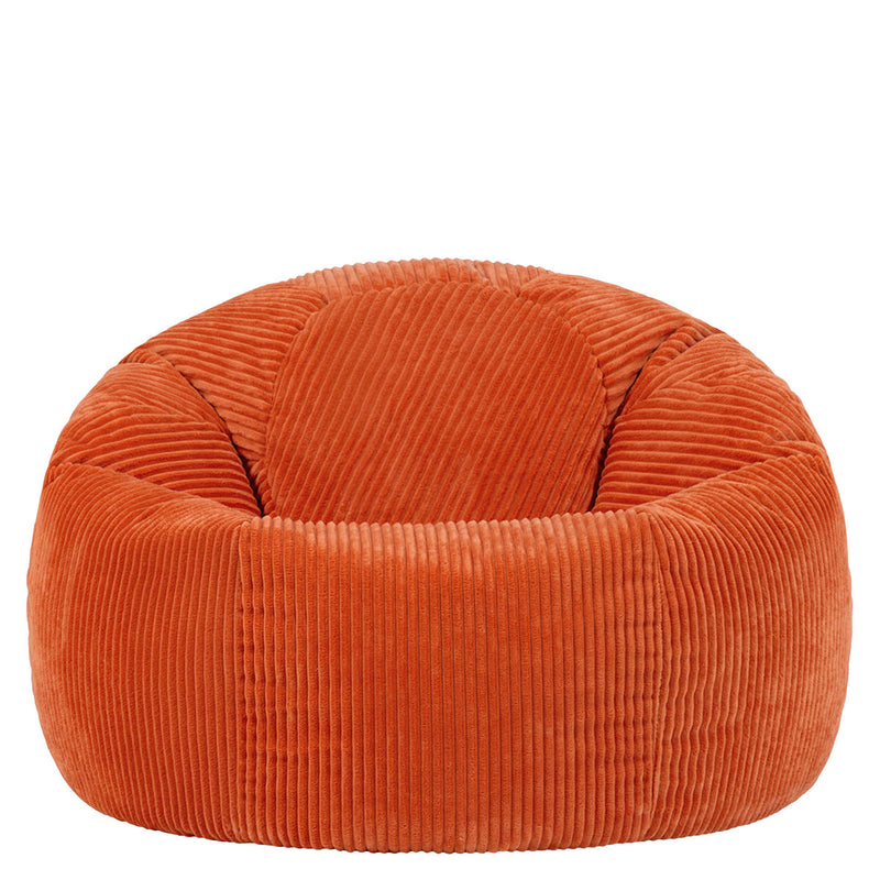 Kingston Cord Classic Bean Bag - Terracotta