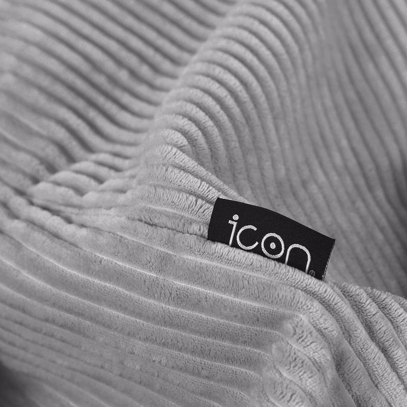 Kingston Cord Classic Bean Bag - Grey