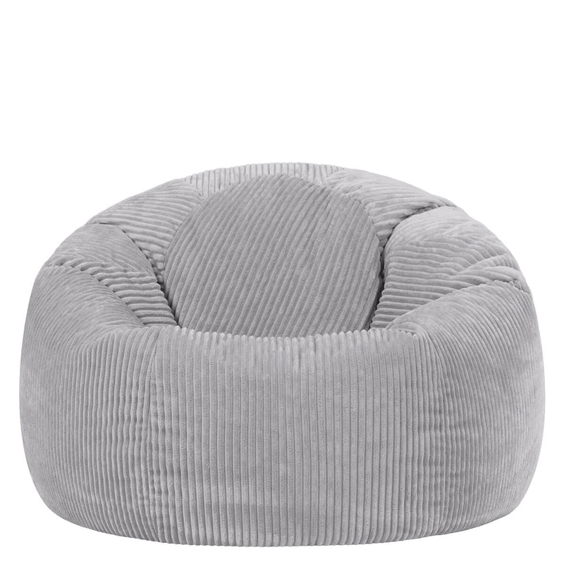 Kingston Cord Classic Bean Bag - Grey