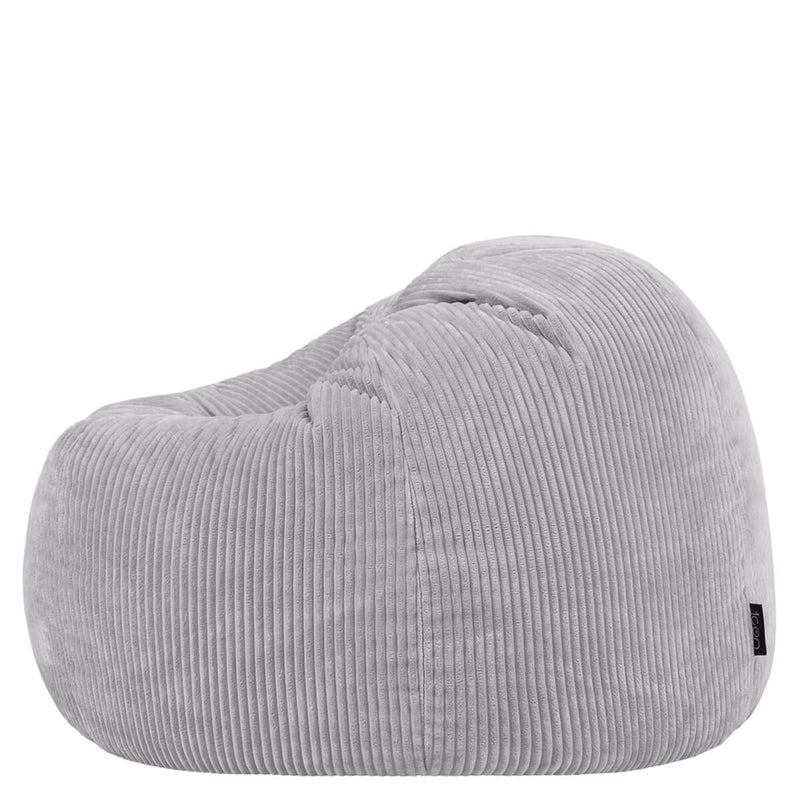 Kingston Cord Classic Bean Bag - Grey