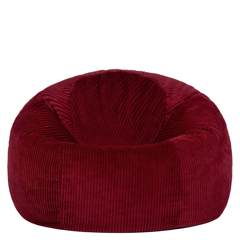 Kingston Cord Classic Bean Bag - Burgundy