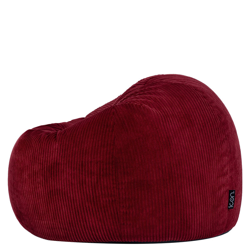 Kingston Cord Classic Bean Bag - Burgundy
