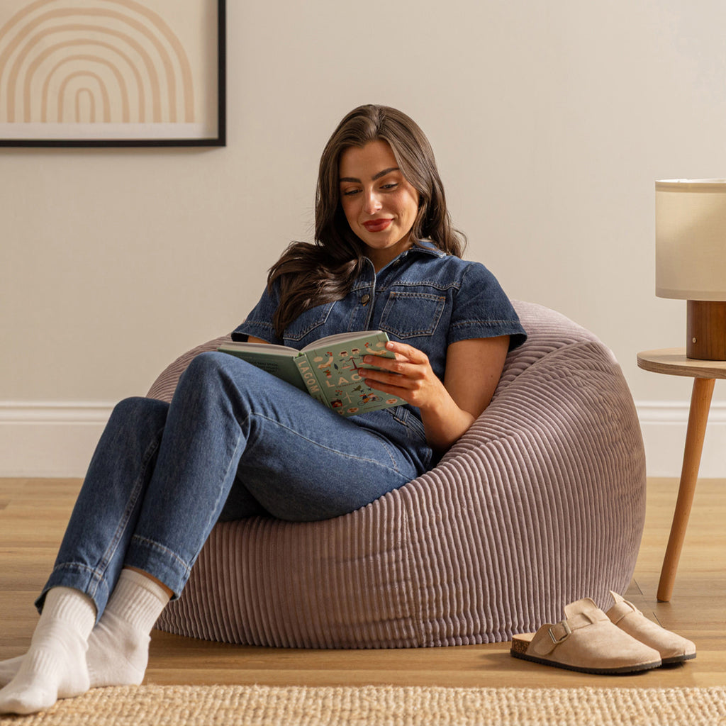 Kingston Cord Classic Bean Bag Heather