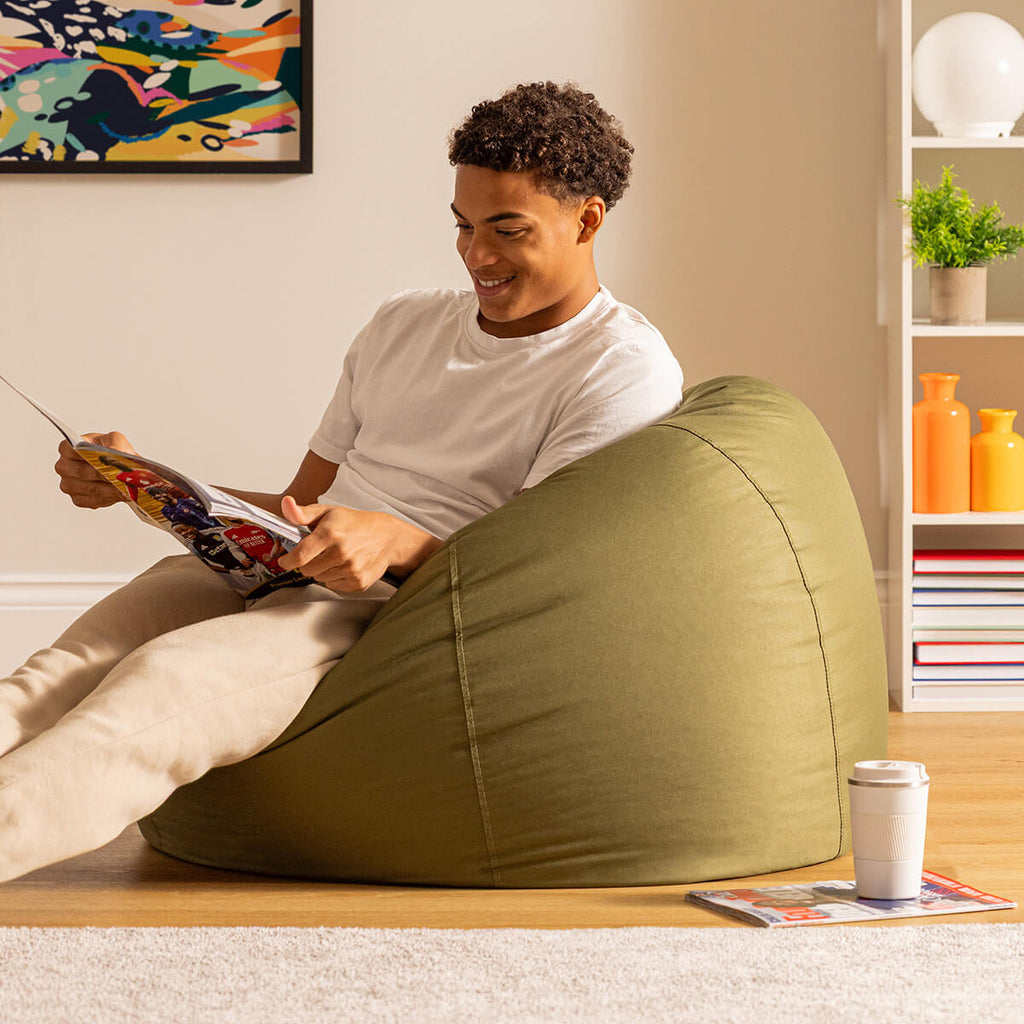 Kingston Water Resistant Classic Bean Bag Sage Green
