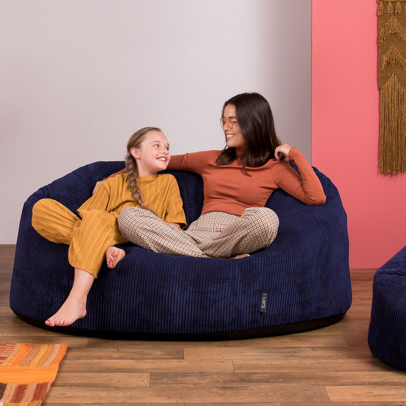 Soul Giant Two-Seater Bean Bag - Navy Blue