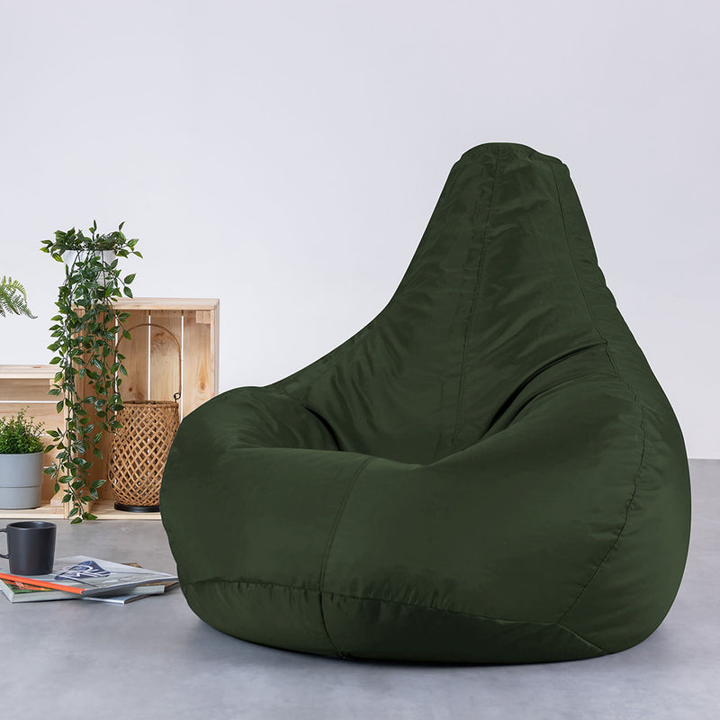 Dalton Recliner Indoor-Outdoor Gaming Bean Bag - Forest Green