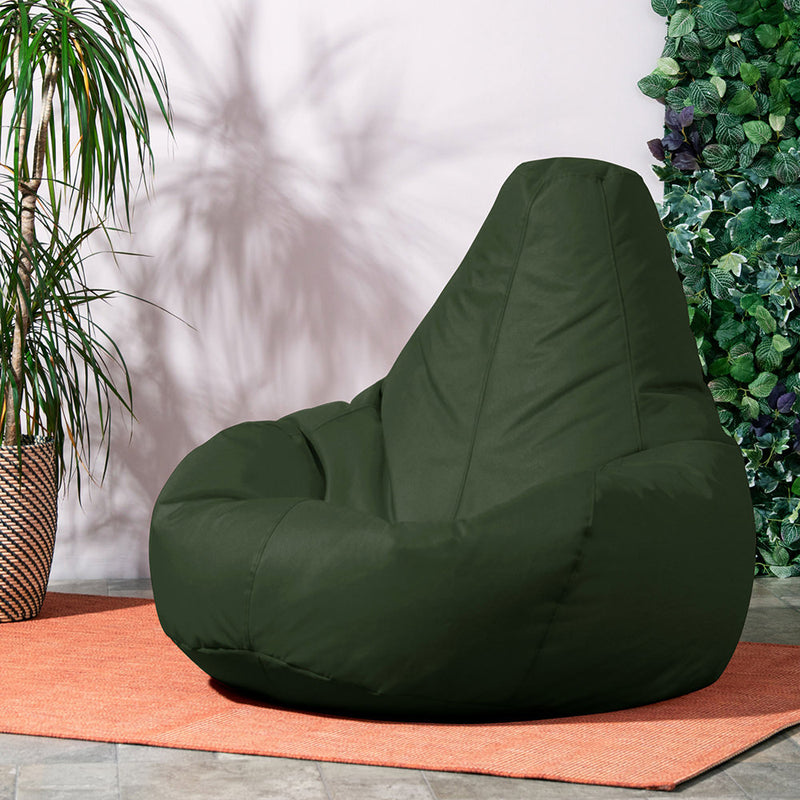 Dalton Recliner Indoor-Outdoor Gaming Bean Bag - Forest Green