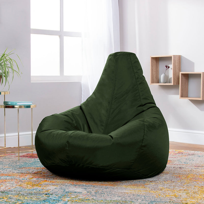 Dalton Recliner Indoor-Outdoor Gaming Bean Bag - Forest Green