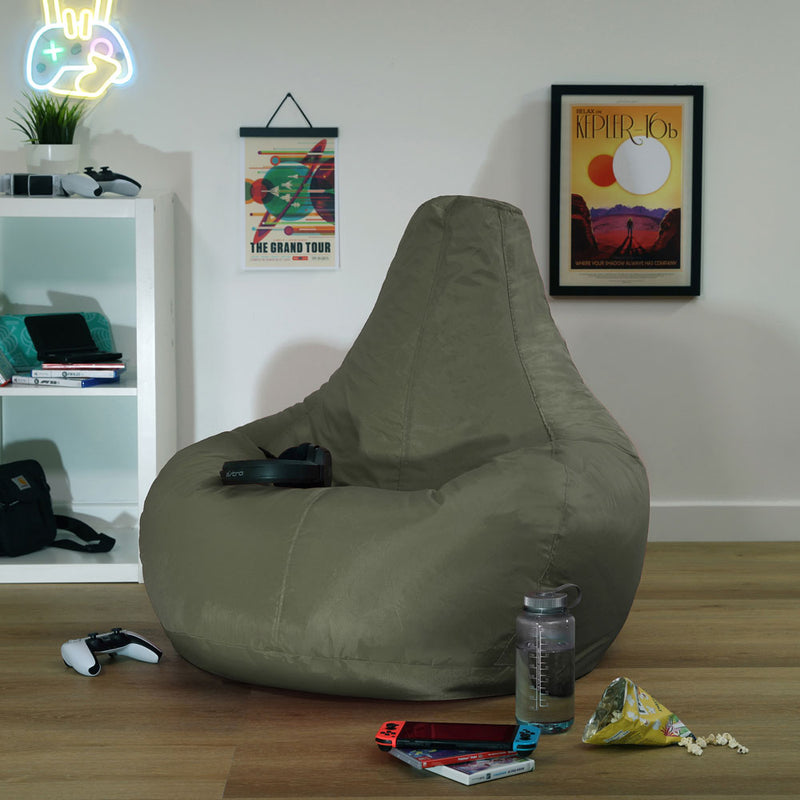 Dalton Recliner Indoor-Outdoor Gaming Bean Bag - Olive
