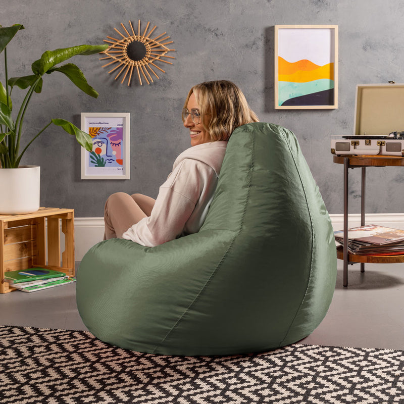 Dalton Recliner Indoor-Outdoor Gaming Bean Bag - Olive