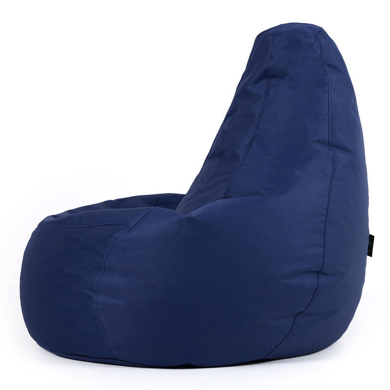 Dalton Recliner Indoor-Outdoor Gaming Bean Bag - Navy Blue