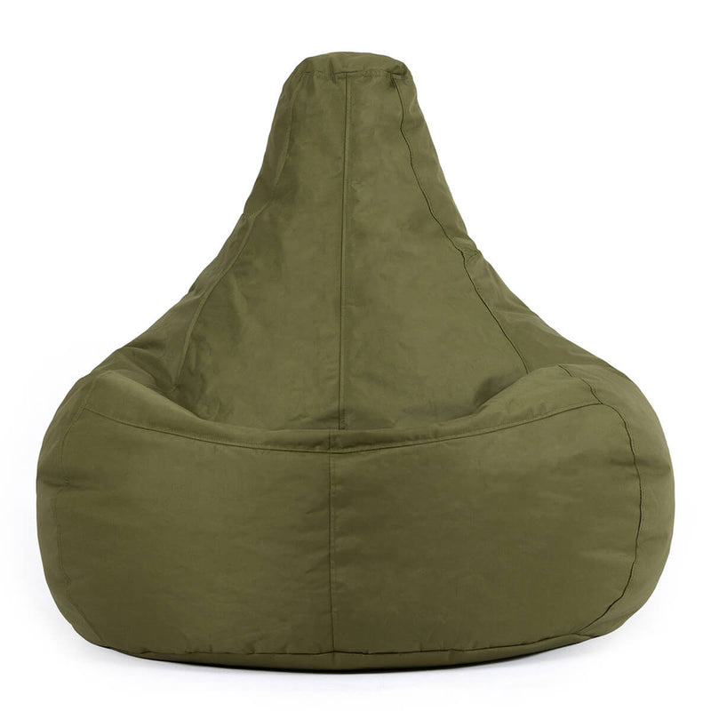 Dalton Recliner Indoor-Outdoor Gaming Bean Bag - Khaki Green
