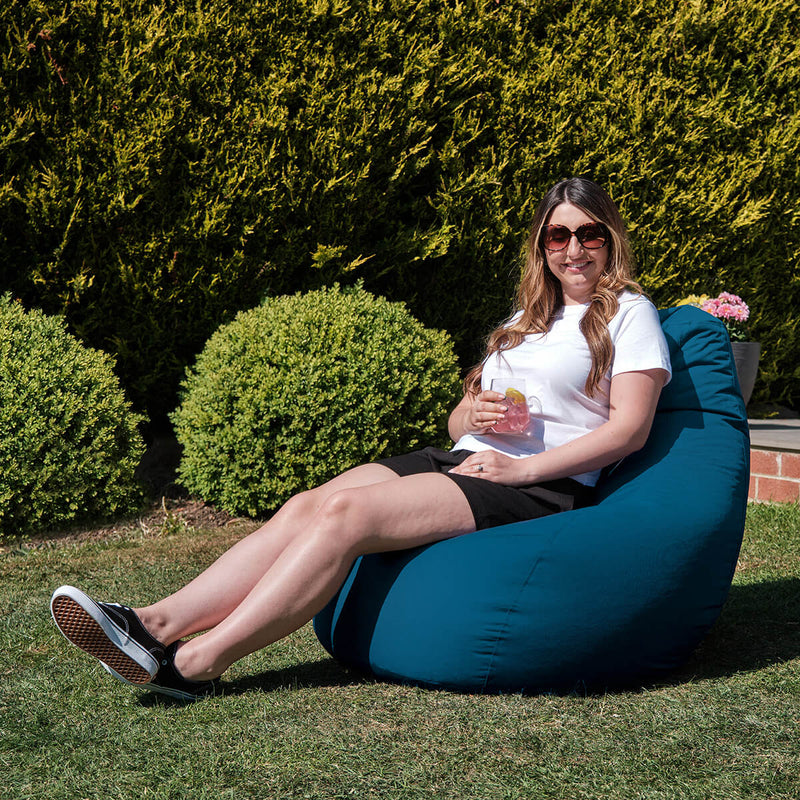 Recliner Indoor-Outdoor Gaming Bean Bag - Teal