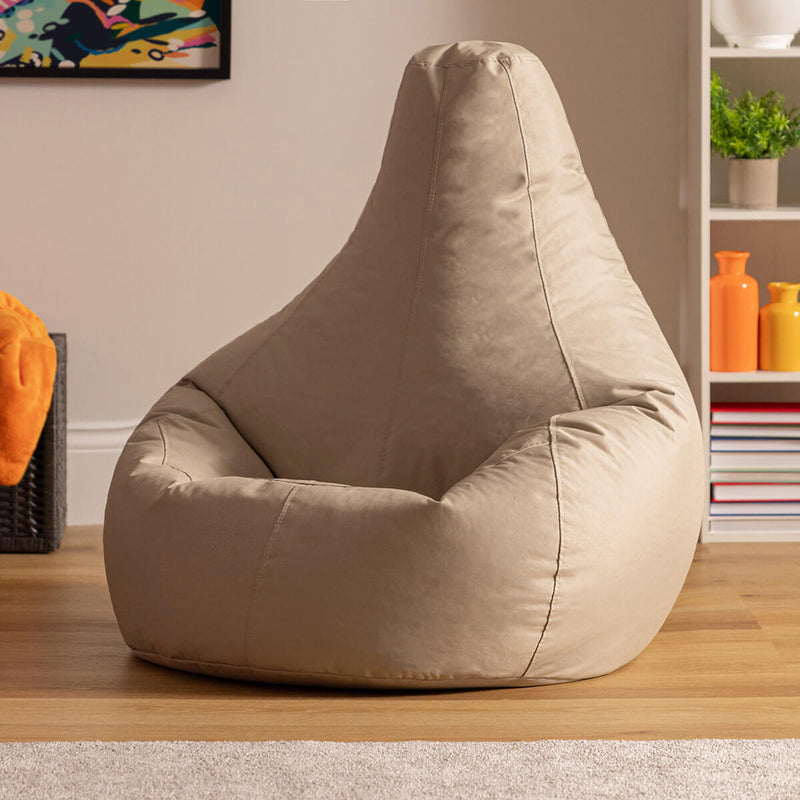 Dalton Recliner Indoor-Outdoor Gaming Bean Bag - Natural