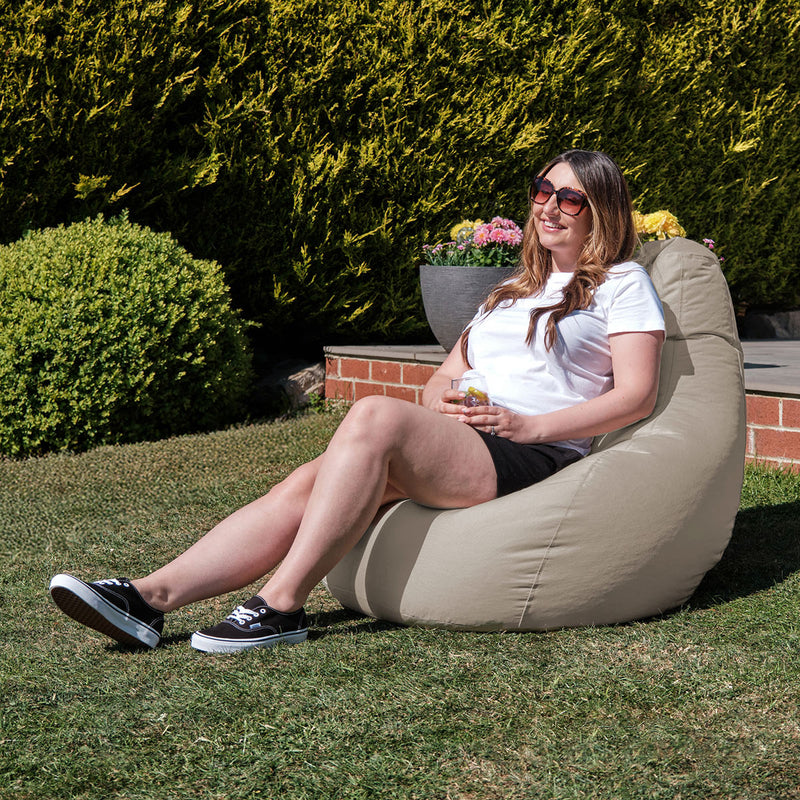 Dalton Recliner Indoor-Outdoor Gaming Bean Bag - Natural