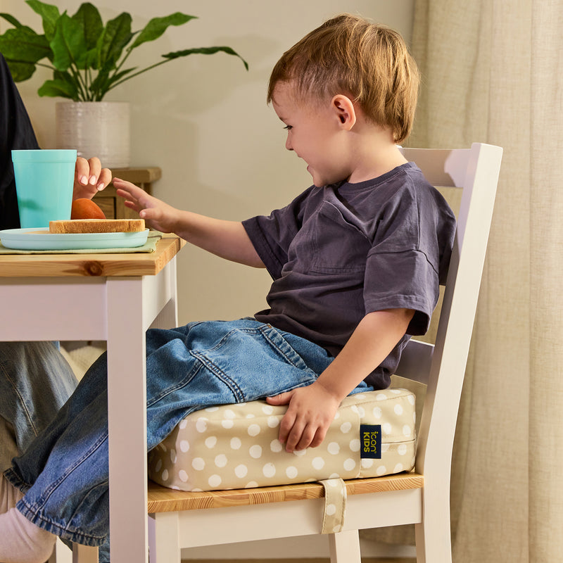 Kids Printed Booster Seat - Spots Natural