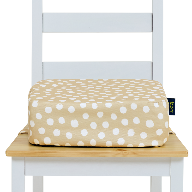 Kids Printed Booster Seat - Spots Natural