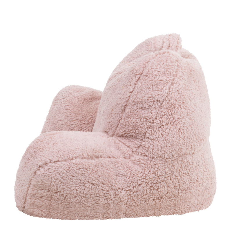 Teddy Fleece Support Pillow - Pink