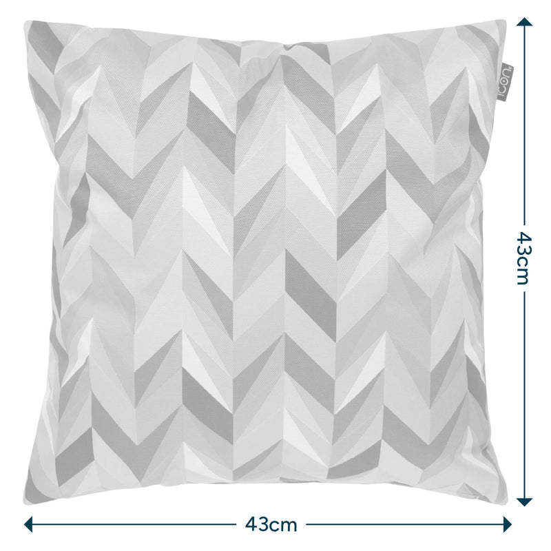 Rainbow Herringbone Outdoor Cushion