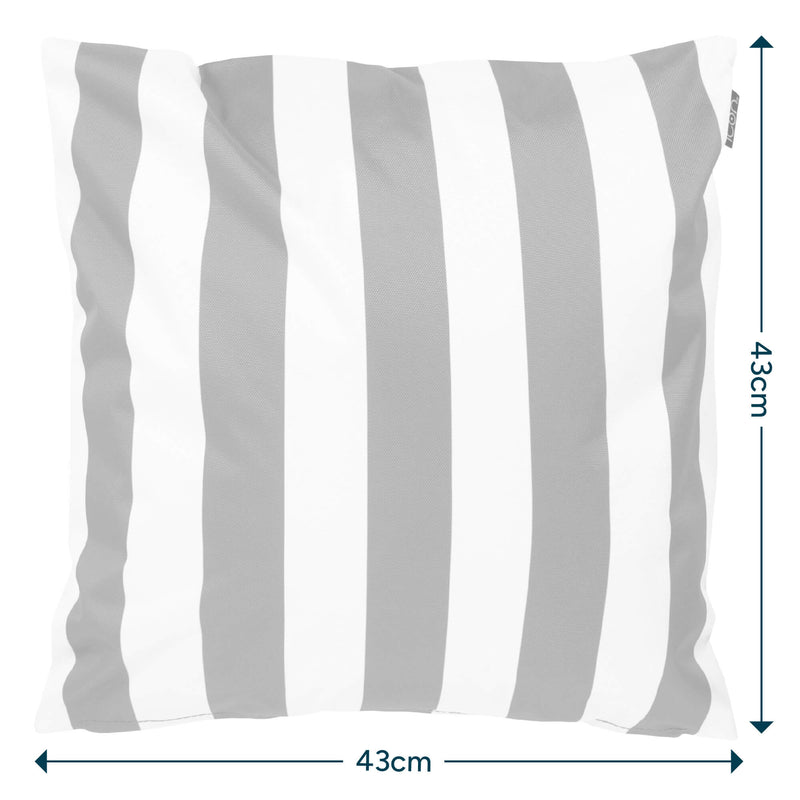 Deck Stripe Indoor-Outdoor Cushion - Pink