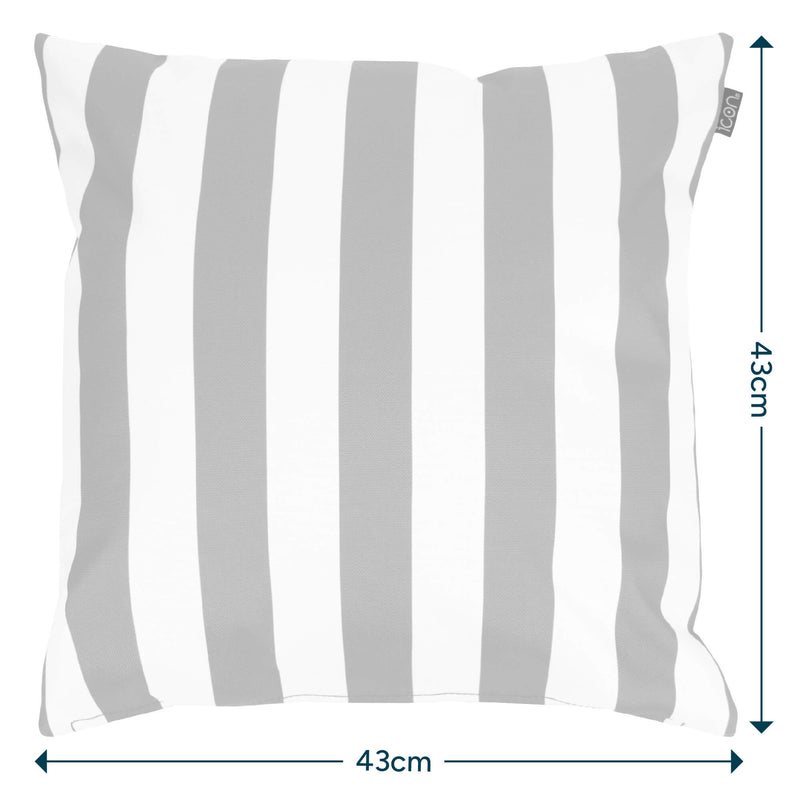 Deck Stripe Indoor-Outdoor Cushion - Yellow