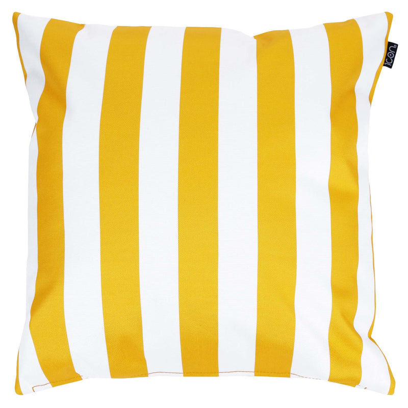 Deck Stripe Indoor-Outdoor Cushion - Yellow