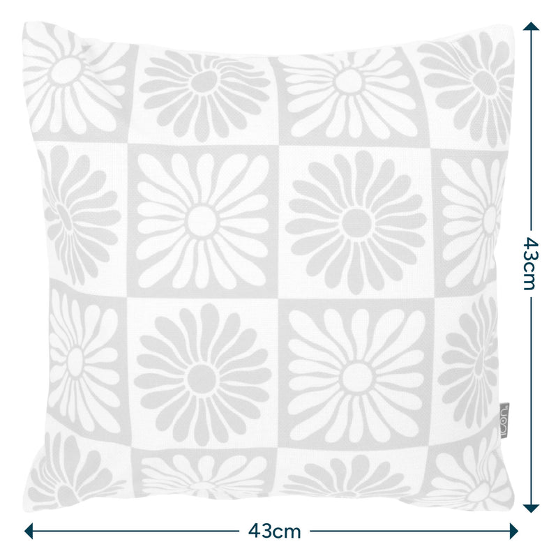 Summer Flower Indoor-Outdoor Cushion - Yellow