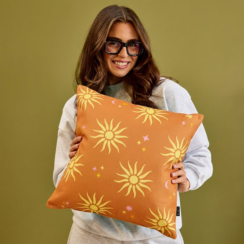 Summer Sun Indoor-Outdoor Cushion - Orange