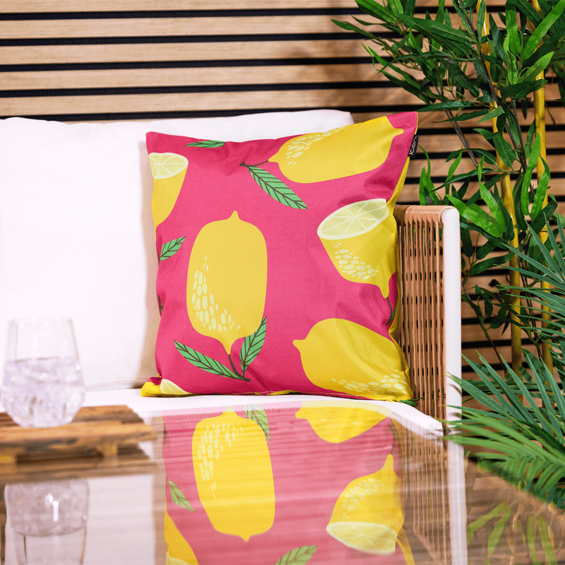 Lemon Fruit Outdoor Cushion