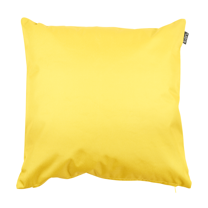 Plain Indoor-Outdoor Cushion - Ochre Yellow