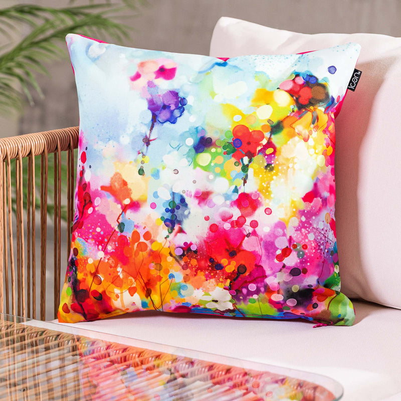 Spring Flower Indoor-Outdoor Cushion - Pink